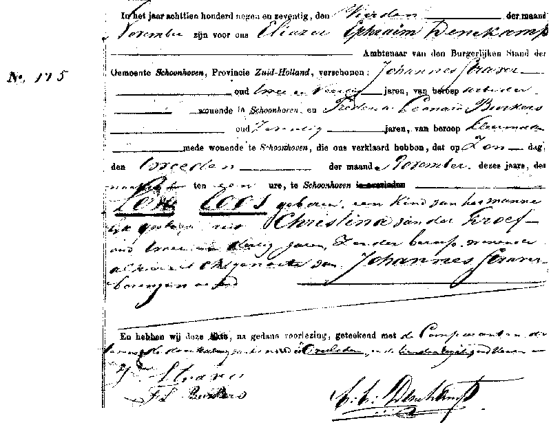 18791104 ovl akte 115 llgeb kind zv J Straver - C vd Kroef